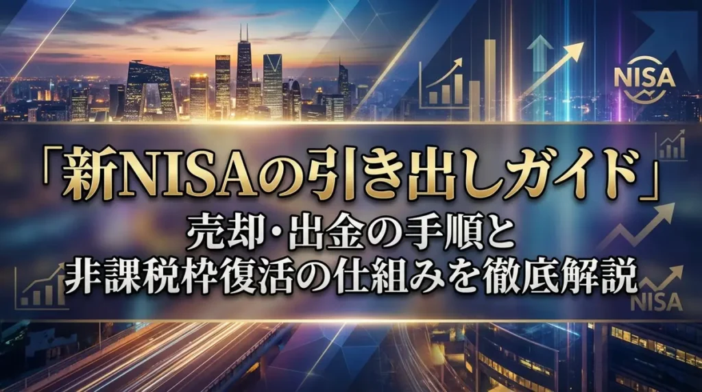 新NISAの引き出しガイド｜売却・出金の手順と非課税枠復活の仕組みを徹底解説