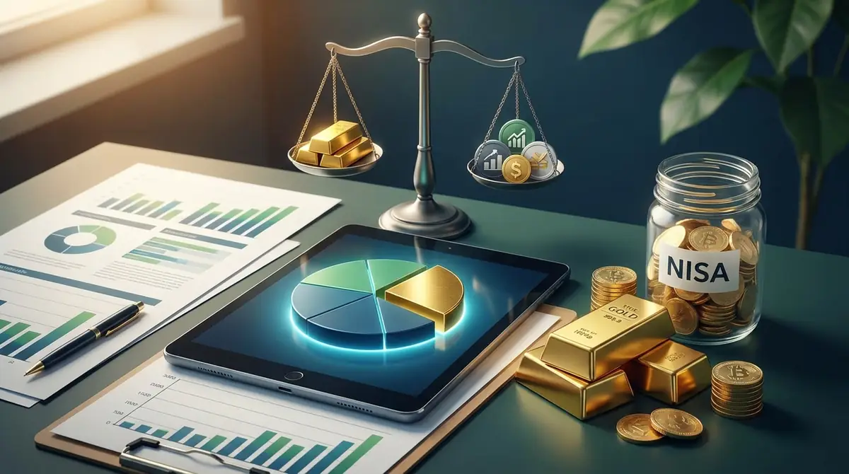 NISAのポートフォリオにおける金の最適な割合