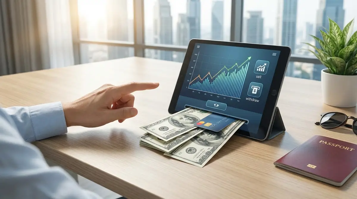 【結論】NISAはいつでも引き出し可能｜売却→出金の2ステップで完了