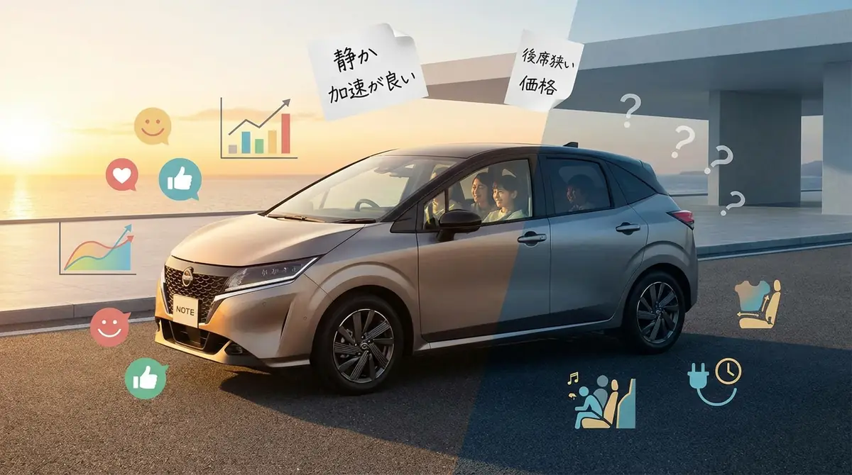 日産ノートのメリット・デメリット【オーナー口コミから検証】