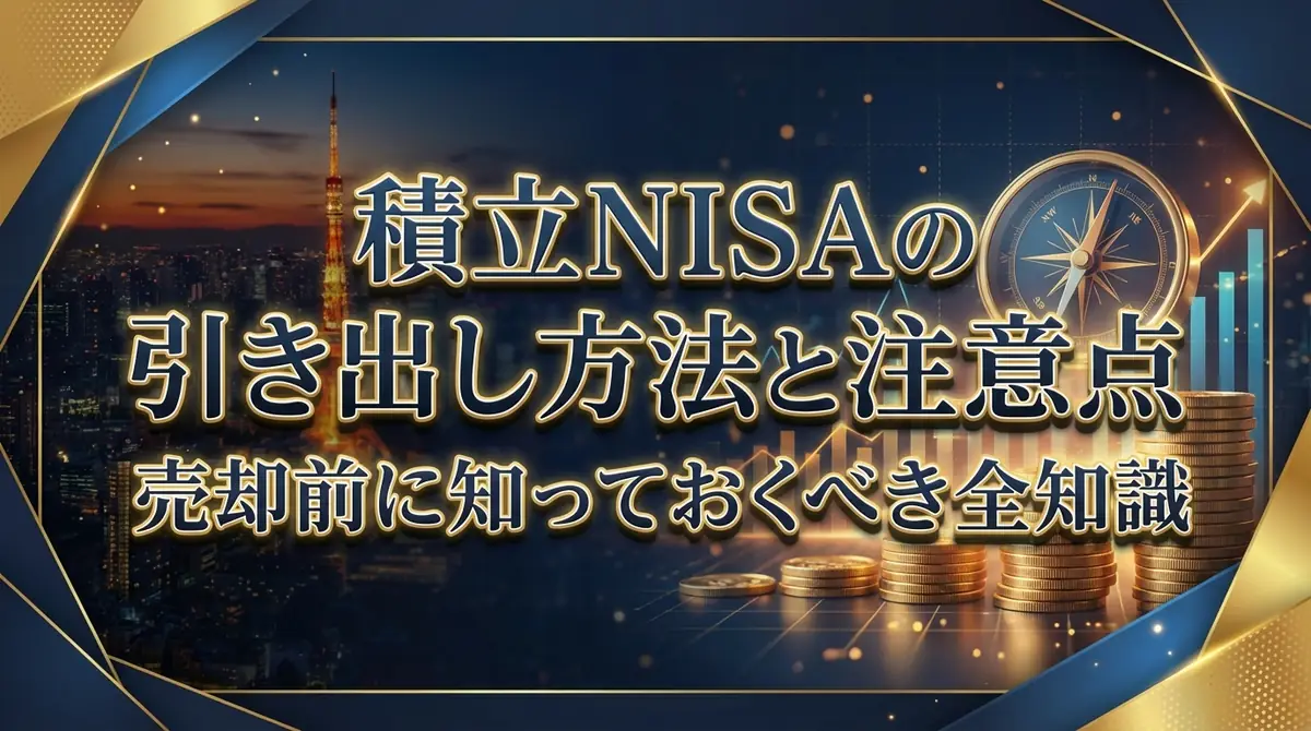 積立NISAの引き出し方法と注意点｜売却前に知っておくべき全知識