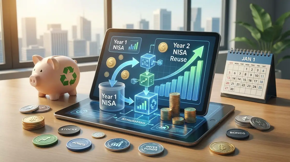 具体例で理解するNISA枠の翌年再利用シミュレーション