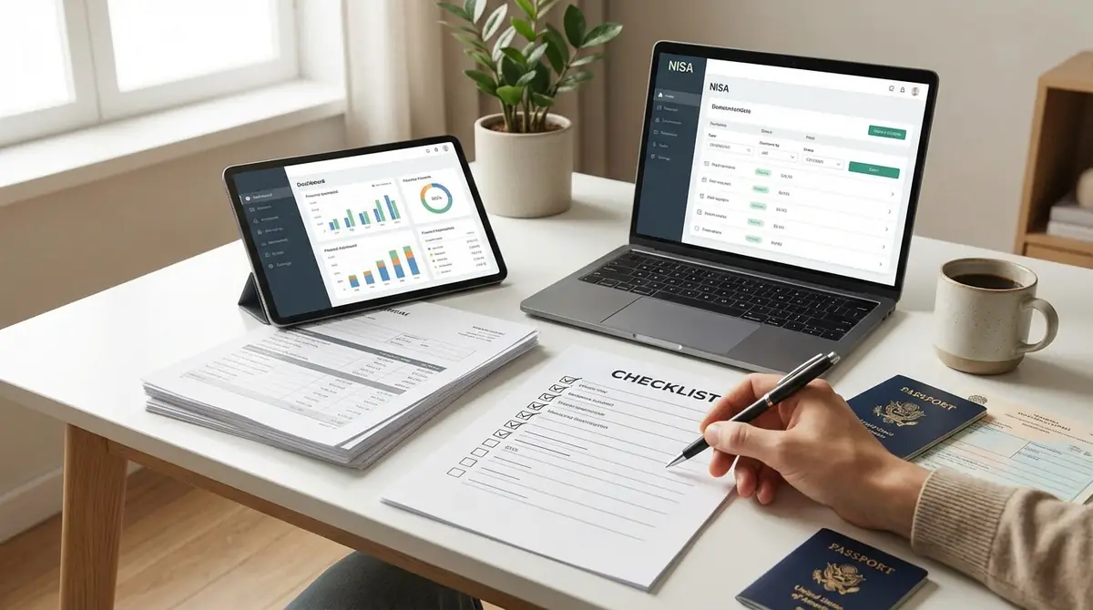 NISA移管の必要書類チェックリスト