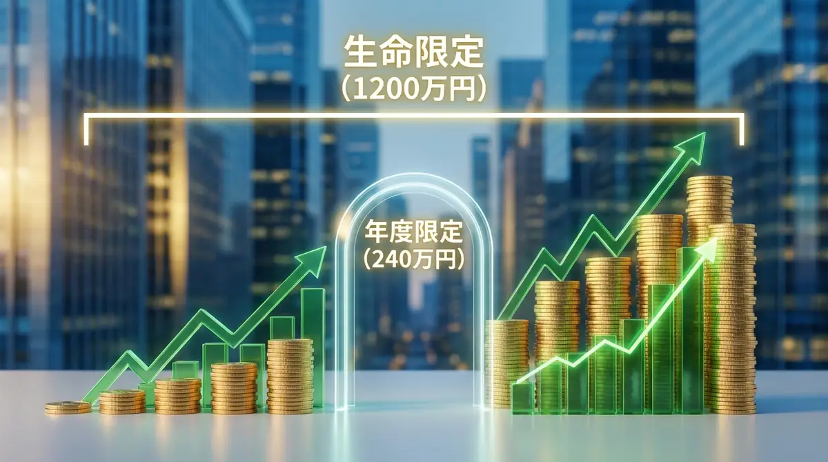 NISA成長投資枠の上限は年間240万円・生涯1,200万円