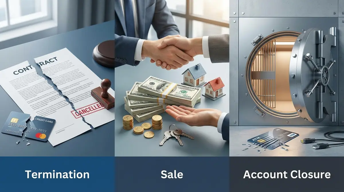 「解約」「売却」「口座廃止」の違いを整理