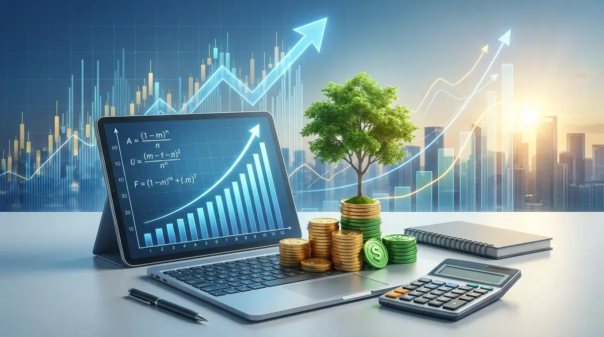 複利効果を含めたNISA資産の計算方法