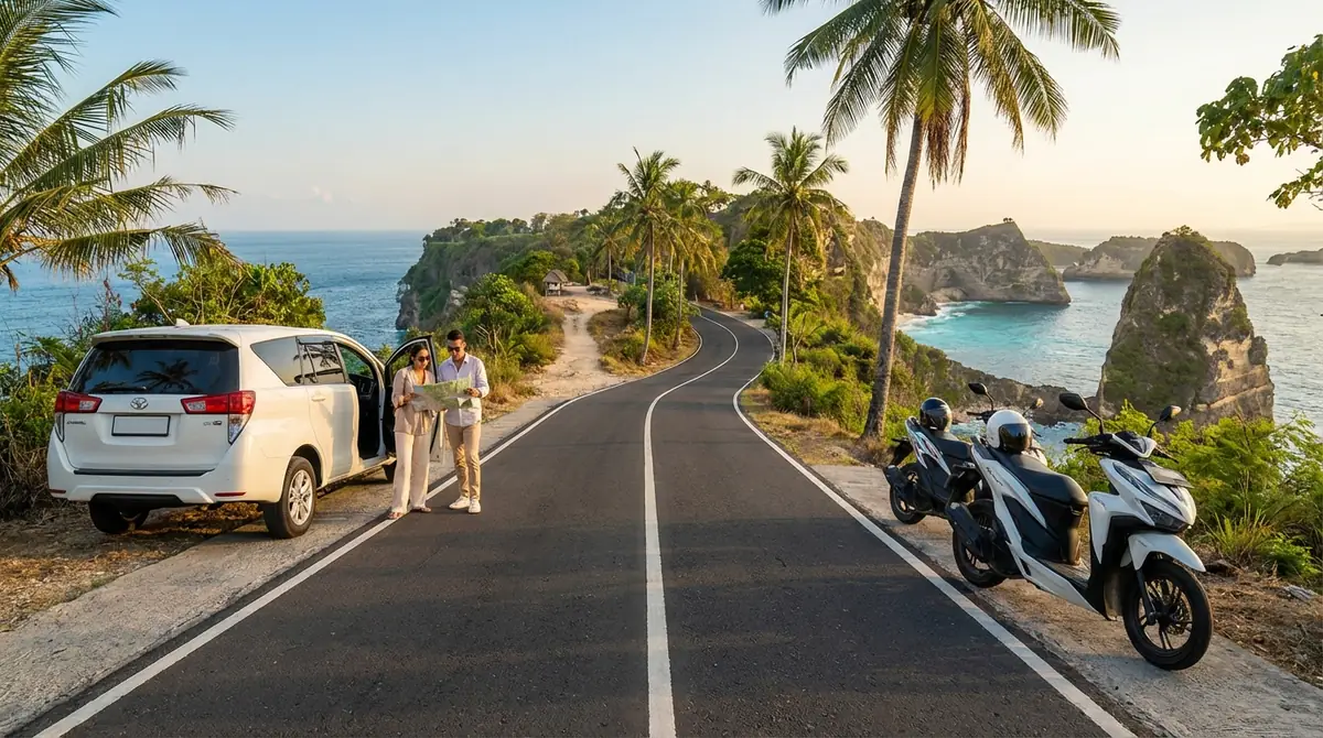 Nusa Penida島内の移動手段｜チャーター車 vs レンタルバイク