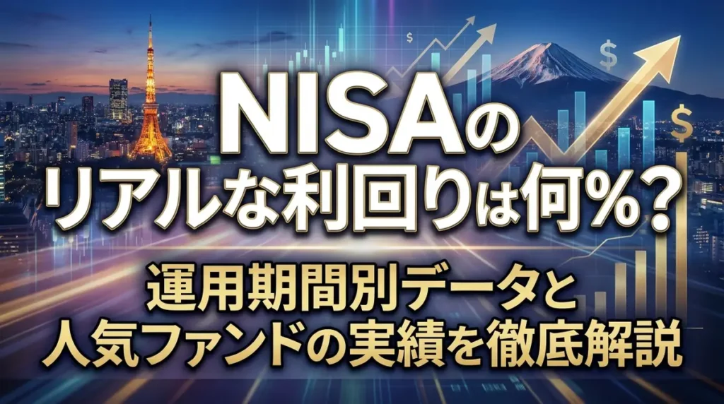 NISAのリアルな利回りは何%？運用期間別データと人気ファンドの実績を徹底解説
