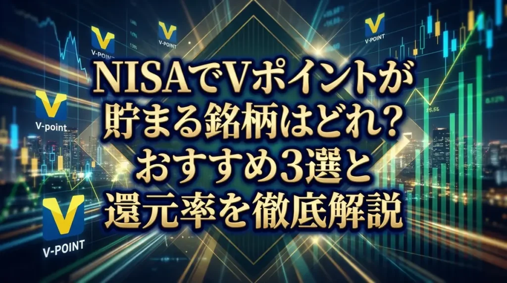 NISAでVポイントが貯まる銘柄はどれ？おすすめ3選と還元率を徹底解説