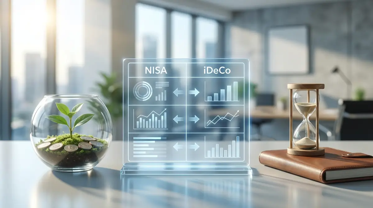 NISAとiDeCoの違いを比較表で理解する