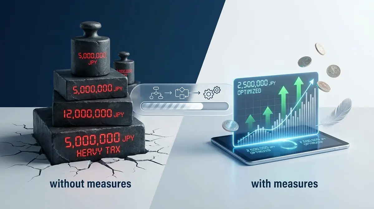 【シミュレーション】対策の有無で税負担はいくら変わる？