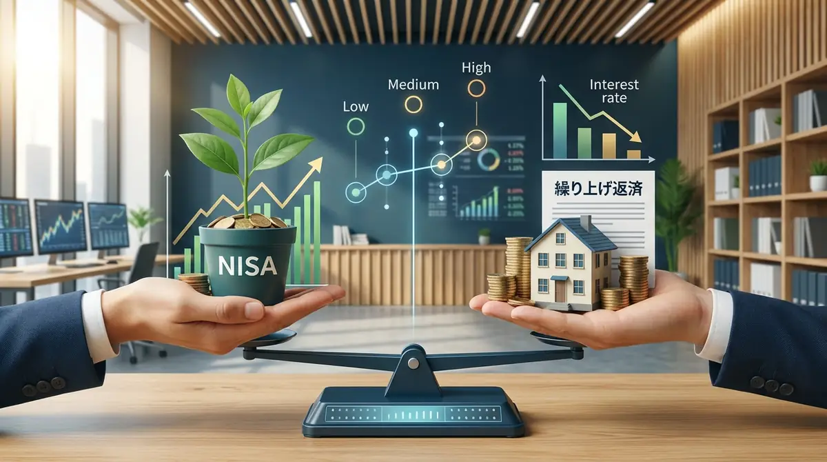 【結論】NISAと繰り上げ返済の比較｜金利別の判断基準を解説